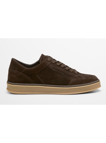 Marc O'Polo Shoes Skórzane sneakersy "Enrique" w kolorze brązowym
