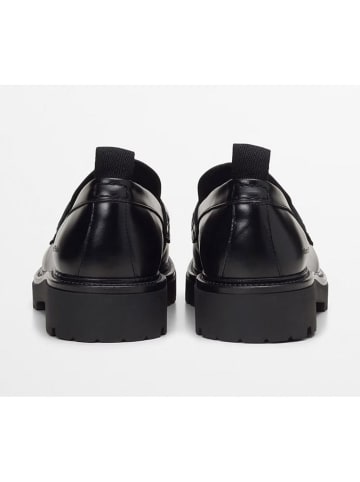 Marc O'Polo Shoes Skórzane mokasyny "Phil" w kolorze czarnym