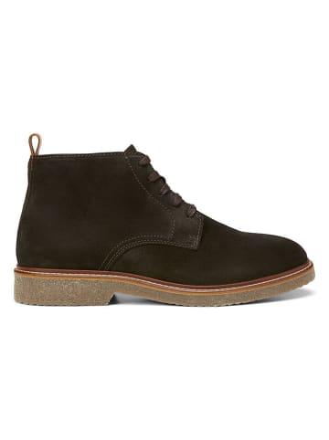 Marc O'Polo Shoes Skórzane trzewiki "Linus" w kolorze brązowym