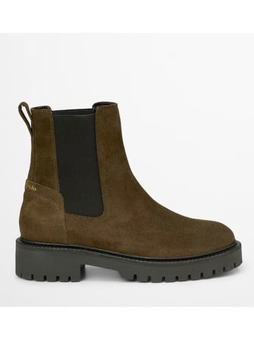 Marc O'Polo Shoes Leder-Chelsea-Boots "Phia" in Braun