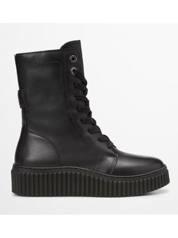Marc O'Polo Shoes Skórzane botki "Bianca" w kolorze czarnym