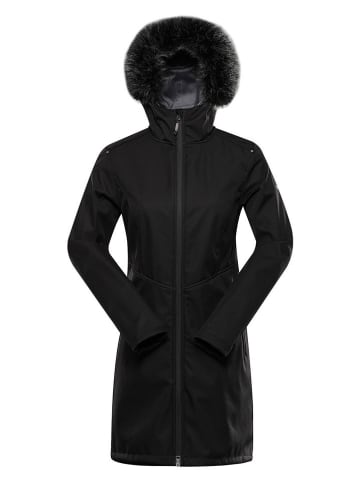 Alpine Pro Płaszcz softshellowy w kolorze czarnym