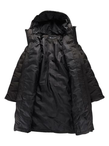 Alpine Pro Doorgestikte mantel zwart