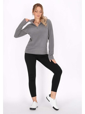 Schmuddelwedda Fleecepullover in Grau