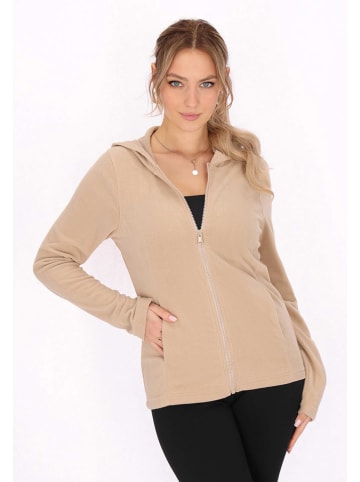Schmuddelwedda Fleecejacke in Beige