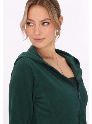 Schmuddelwedda Fleece vest donkergroen