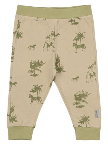 mikk-line Legginsy (2 pary) w kolorze zielono-beżowym