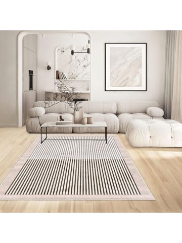 CARPET DIEM Dywan w kolorze kremowo-beżowym