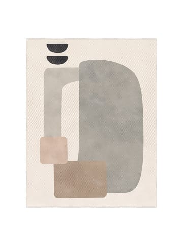 CARPET DIEM Kurzflor-Teppich in Creme/ Beige