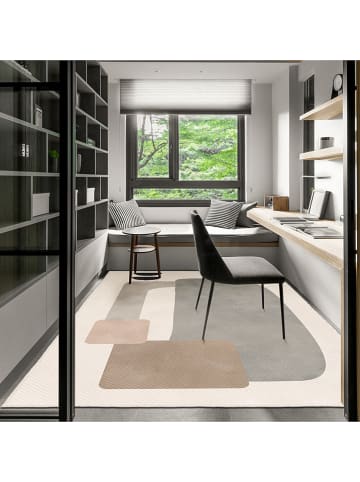 CARPET DIEM Kurzflor-Teppich in Creme/ Beige
