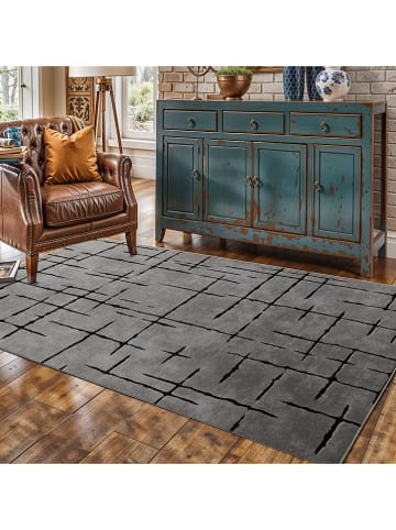 CARPET DIEM Kurzflor-Teppich in Grau