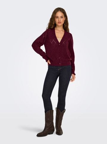 Noisy may Cardigan in Bordeaux
