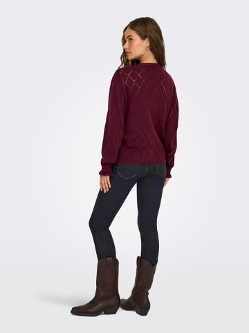 Noisy may Cardigan in Bordeaux