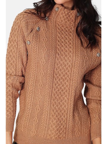 ASSUILI Pullover in Camel