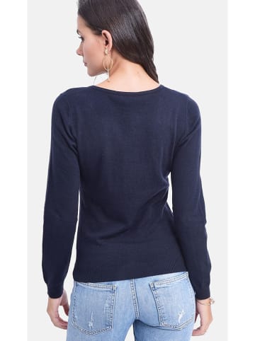 ASSUILI Pullover in Dunkelblau
