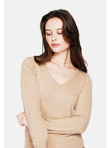 ASSUILI Pullover in Hellbraun
