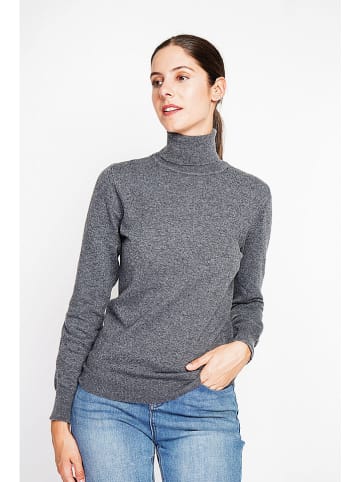 ASSUILI Rollkragenpullover in Anthrazit