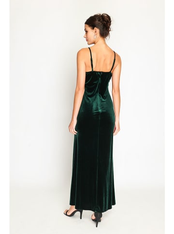 ASSUILI Samtkleid in Dunkelgrün