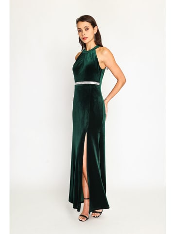 ASSUILI Samtkleid in Dunkelgrün