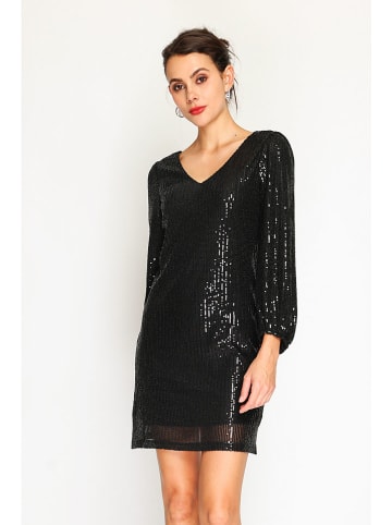 ASSUILI Paillettenjurk zwart