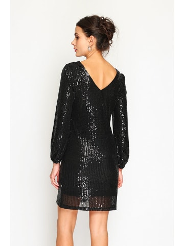 ASSUILI Paillettenjurk zwart
