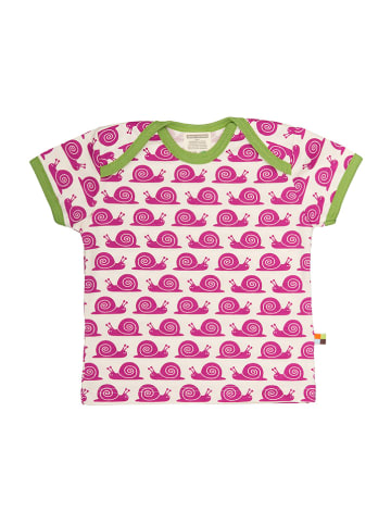 loud + proud Shirt in Pink/ Creme