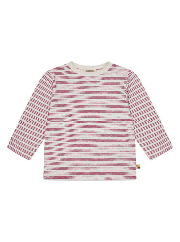 loud + proud Longsleeve  in Creme/ Pink