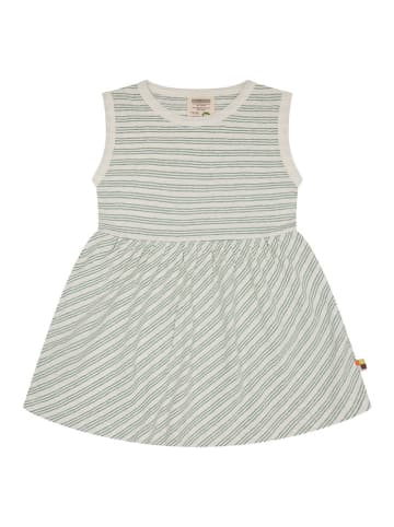 loud + proud Kleid  in Creme/ Grün