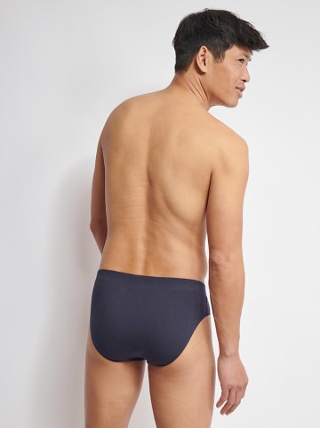 Sloggi 2-delige set: slips grijs/donkerblauw