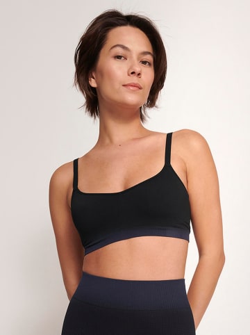Sloggi Beugelloze beha zwart/donkerblauw