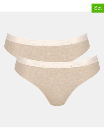 Sloggi 2-delige set: slips beige