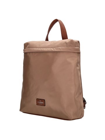Charm Rucksack "Buckingham" in Hellbraun - (B)29 x (H)26,5 x (T)7,5 cm