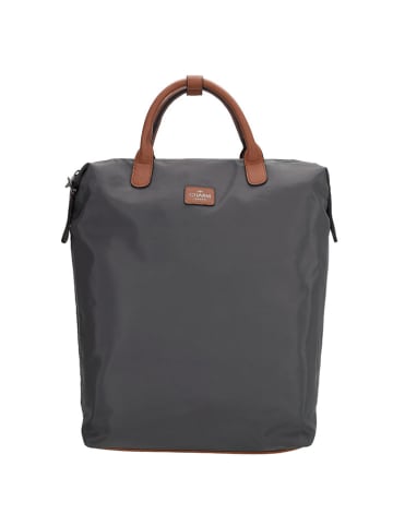 Charm Plecak "Buckingham" w kolorze szarym - 28 x 40 x 13 cm