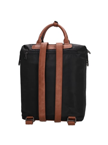 Charm Plecak "Buckingham" w kolorze czarnym - 28 x 40 x 13 cm