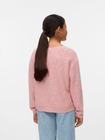 Vero Moda Girl Sweter "Wendy" w kolorze jasnoróżowym