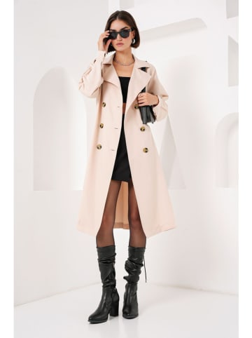Happiness Istanbul Trenchcoat in Beige