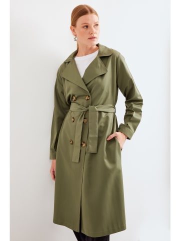 Happiness Istanbul Trencz w kolorze khaki