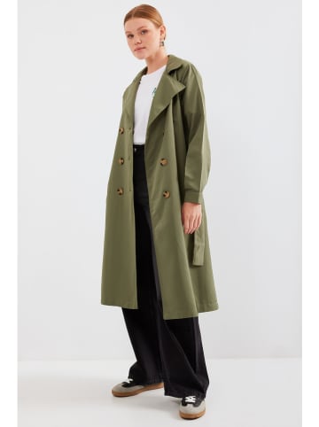 Happiness Istanbul Trencz w kolorze khaki