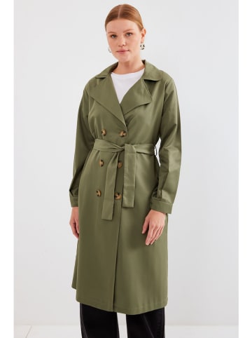 Happiness Istanbul Trencz w kolorze khaki