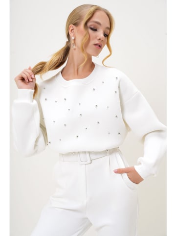 Happiness Istanbul Bluza w kolorze białym