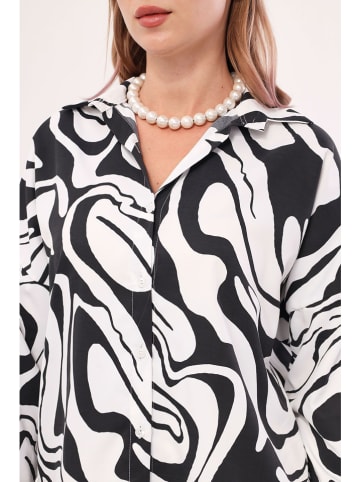 Happiness Istanbul Koszula w kolorze biało-czarnym