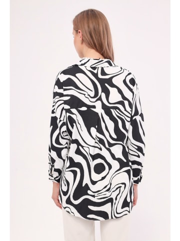 Happiness Istanbul Koszula w kolorze biało-czarnym