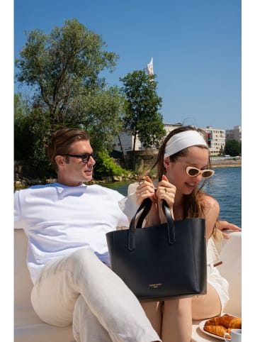 Victor & Hugo Paris Leren handtas "Opale" zwart - (B)29 x (H)24 x (D)14 cm