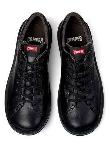 Camper Leder-Sneakers in Schwarz