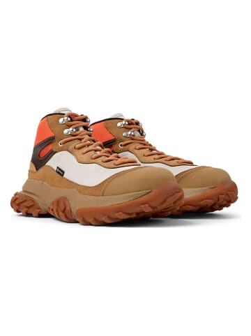 Camper Leder-Boots in Hellbraun/ Creme
