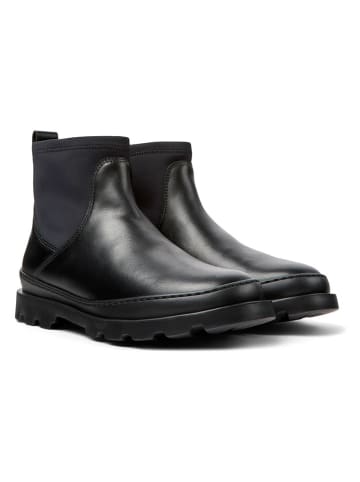 Camper Leder-Boots in Schwarz