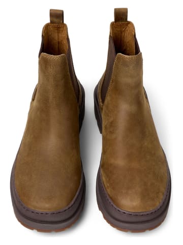 Camper Leren chelseaboots lichtbruin