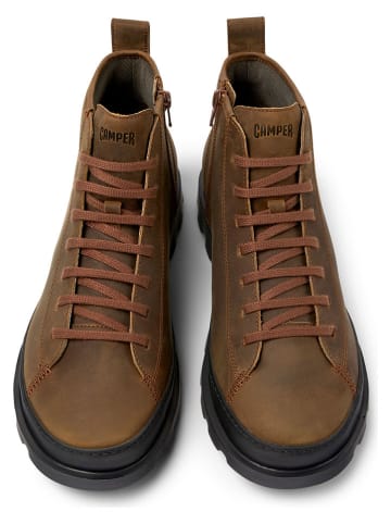 Camper Leder-Boots in Braun