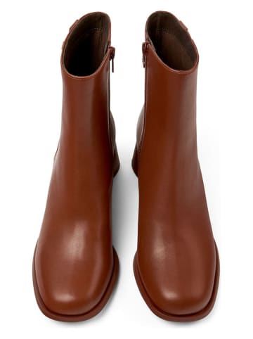 Camper Leder-Stiefeletten in Hellbraun