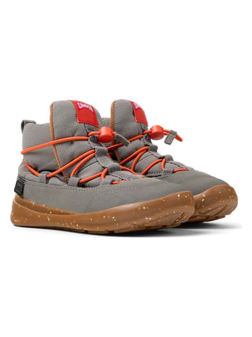 Camper Boots in Grau/ Orange